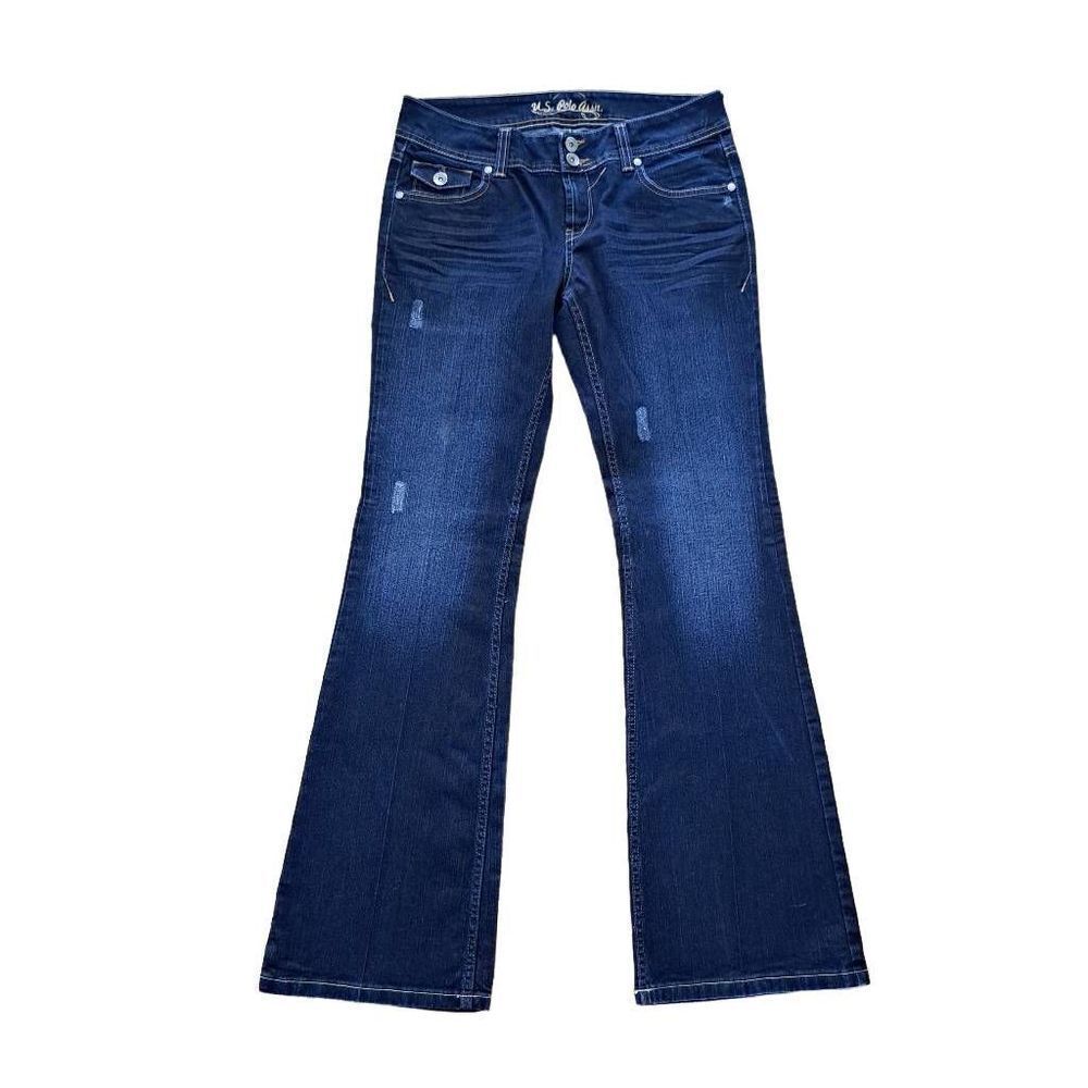 U.S. Polo Assn Dark Denim Flare BootCut Jeans Size 7/8